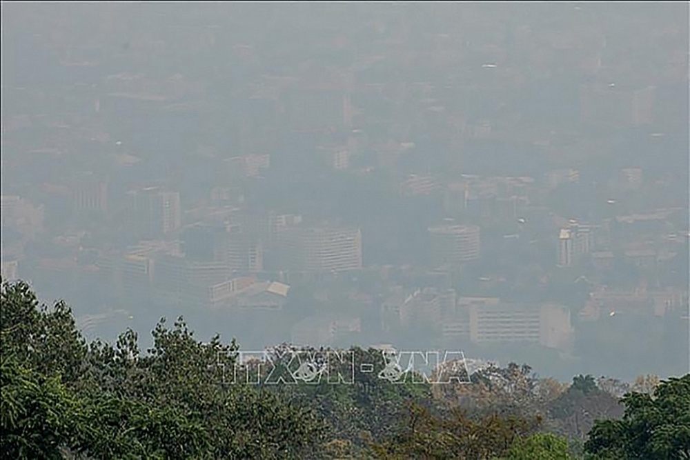 Khói mù ô nhiễm dày đặc tại Chiang Mai, Thái Lan