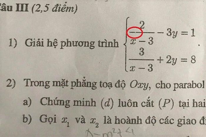 Đề thi Toán in mở khiến nhiều thí sinh hiểu nhầm