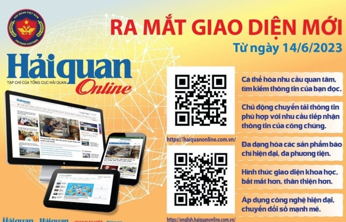 Ra mắt giao diện mới Tạp chí điện tử Hải quan Online