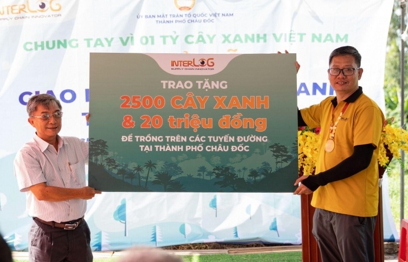InterLOG hưởng ứng chương trình trồng 1 tỷ cây xanh 'Vì một Việt Nam xanh'