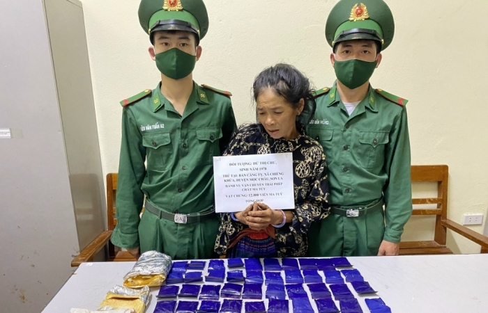 Sơn La: Phối hợp bắt đối tượng vận chuyển 12.000 viên ma túy