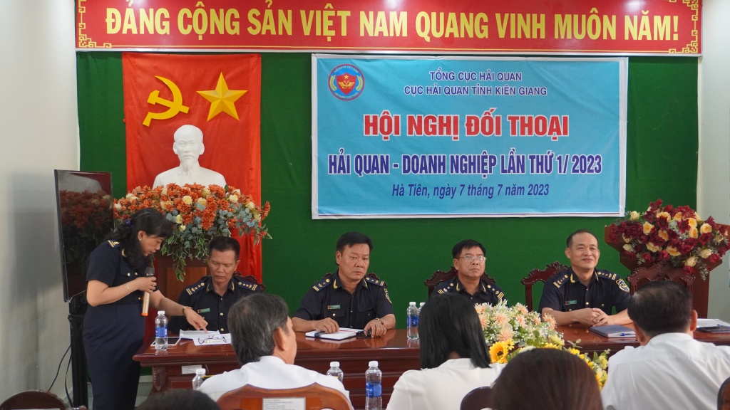 Hải quan Kiên Giang giải đáp nhiều vướng mắc cho doanh nghiệp.