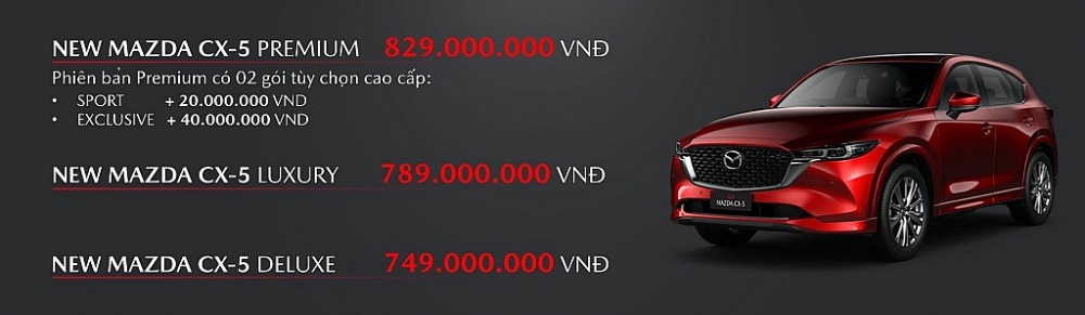 Nâng cấp Mazda CX-5, Thaco Auto chốt giá từ 749 triệu đồng