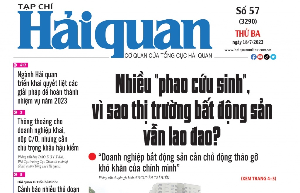 Những thông tin hấp dẫn trên Tạp chí Hải quan số 57 phát hành ngày 18/7/2023