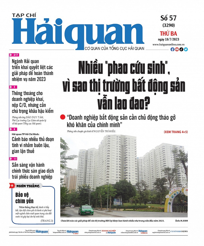 Những thông tin hấp dẫn trên Tạp chí Hải quan số 57 phát hành ngày 18/7/2023