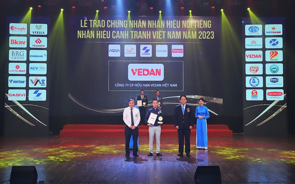 Vedan được vinh danh “Top 10 nhãn hiệu nổi tiếng Việt Nam” năm 2023.