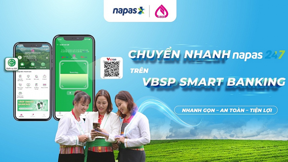 APAS hợp tác NHCSXH triển khai dịch vụ Chuyển nhanh NAPAS 247 và Chuyển nhanh NAPAS 247 bằng mã VietQR.