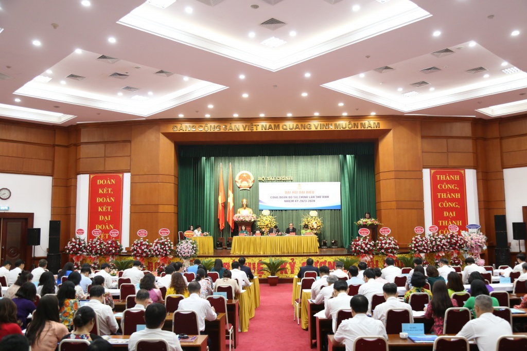 Công đoàn Bộ Tài chính tổ chức thành công Đại hội nhiệm kỳ 2023-2028