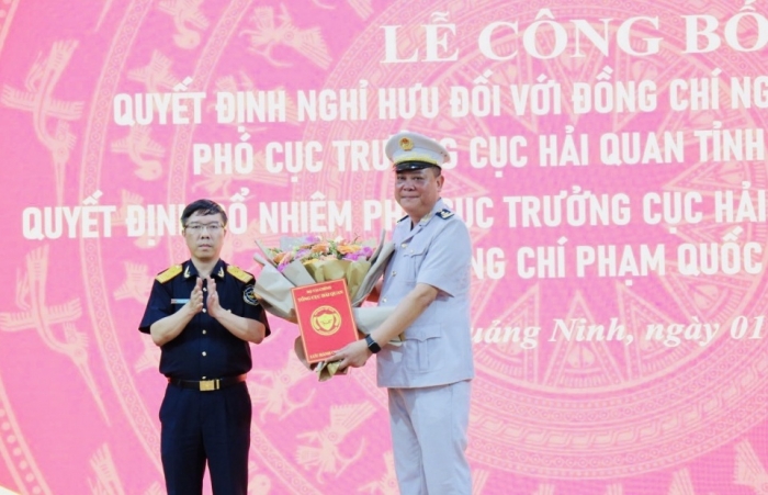 Bổ nhiệm Phó cục trưởng Cục Hải quan Quảng Ninh Phạm Quốc Hưng