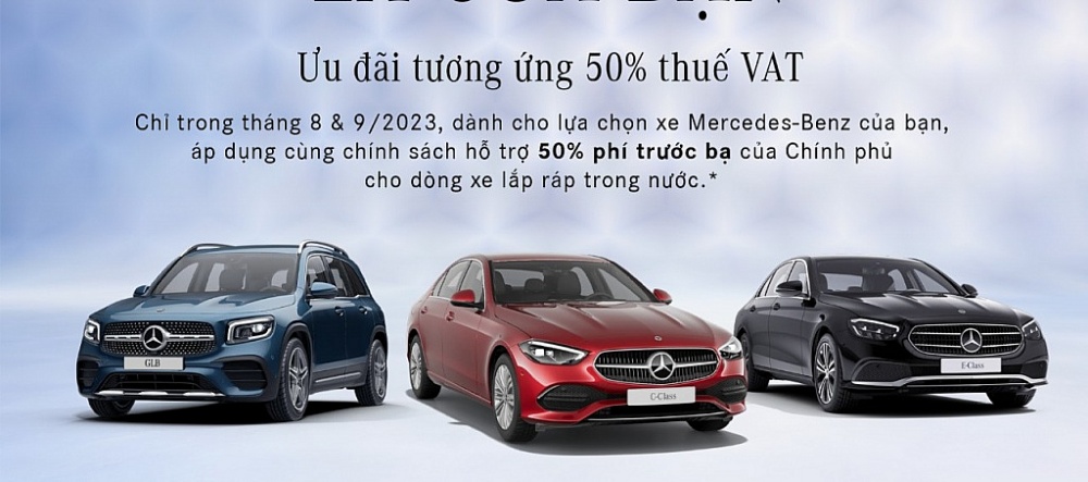Mercedes-Benz Việt Nam giảm giá hàng loạt mẫu xe trong tháng 8 và 9