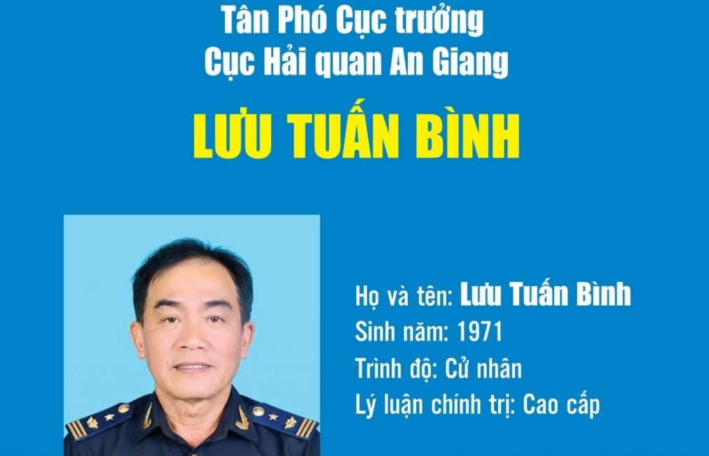 Infographics: Quá trình công tác của tân Phó Cục trưởng Cục Hải quan An Giang Lưu Tuấn Bình