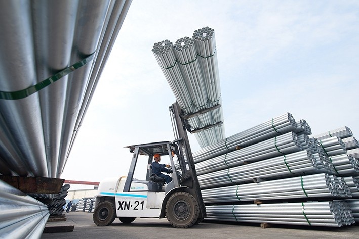 Xuất khẩu sắt thép lượng tăng, giá giảm Xuất khẩu sắt thép lượng tăng, giá giảm