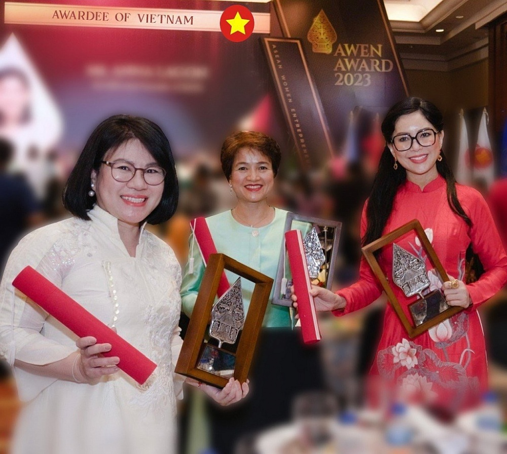 Tổng Giám đốc IPPG Lê Hồng Thuỷ Tiên được ASEAN – AWEN AWARD 2023 vinh danh