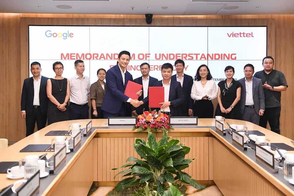 Viettel hợp tác cùng Google thúc đẩy chuyển đổi số lĩnh vực điện toán đám mây tại Việt Nam