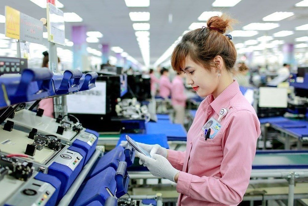 Doanh nghiệp điện tử tìm cơ hội trở thành “nhà cung cấp linh kiện” cho các đối tác ngay tại thị trường nội địa. 	Ảnh: Samsung
