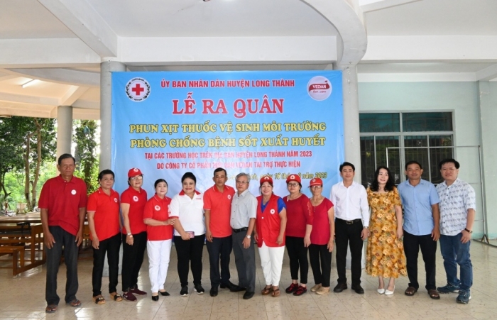 Vedan Việt Nam hỗ trợ các trường học tại Đồng Nai phòng chống dịch bệnh