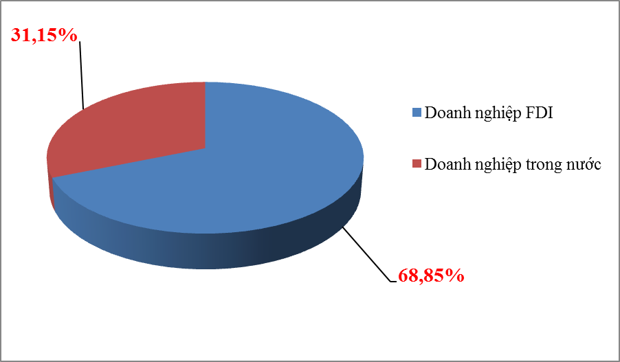 Doanh nghiệp FDI chiếm gần 69% kim ngạch xuất nhập khẩu cả nước
