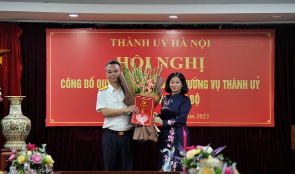 Bổ nhiệm ông Vũ Mạnh Cường giữ chức Bí thư Đảng uỷ Cục Thuế Hà Nội
