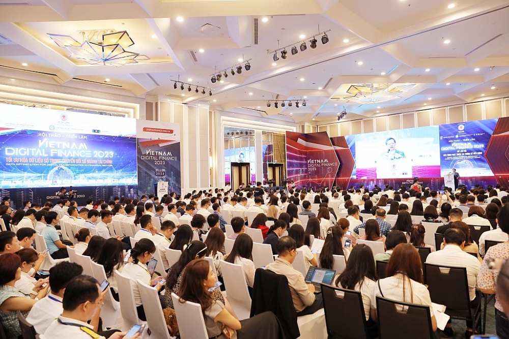 Hội thảo - Triển lãm về tài chính số trong quản lý ngân sách nhà nước năm 2023 được tổ chức tại Hà Nội ngày 21-9