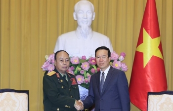 Hợp tác quốc phòng là lĩnh vực quan trọng trong quan hệ Việt Nam-Lào