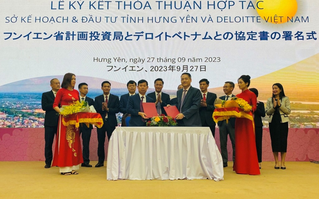 Deloitte Việt Nam hợp tác với tỉnh Hưng Yên thu hút đầu tư nước ngoài