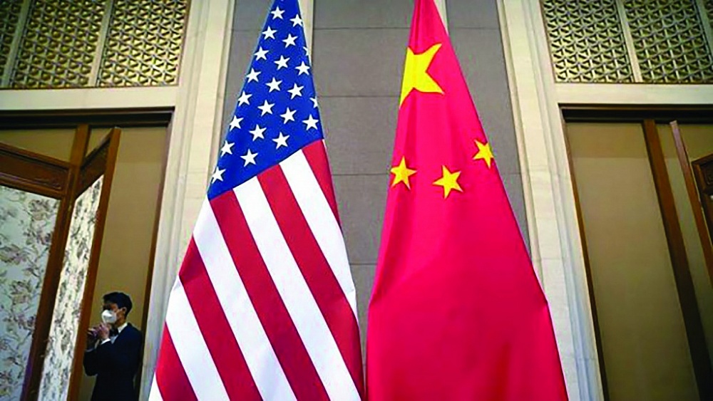 Quốc kỳ của Mỹ và Trung Quốc