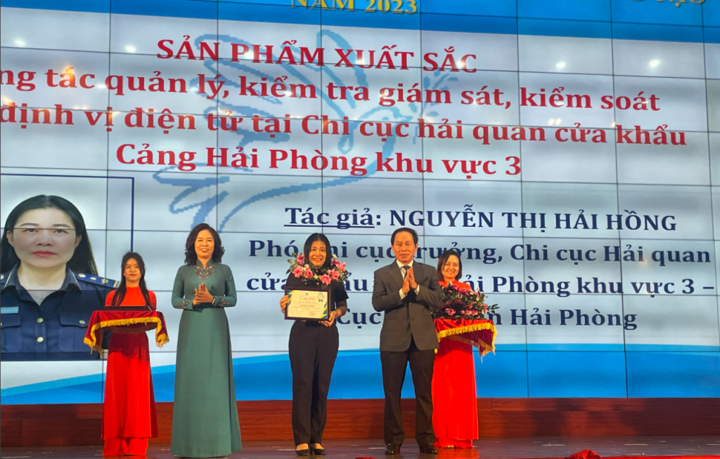 Hải quan Hải Phòng đoạt giải nhất tại Liên hoan “Phụ nữ Hải Phòng tài năng, sáng tạo năm 2023”