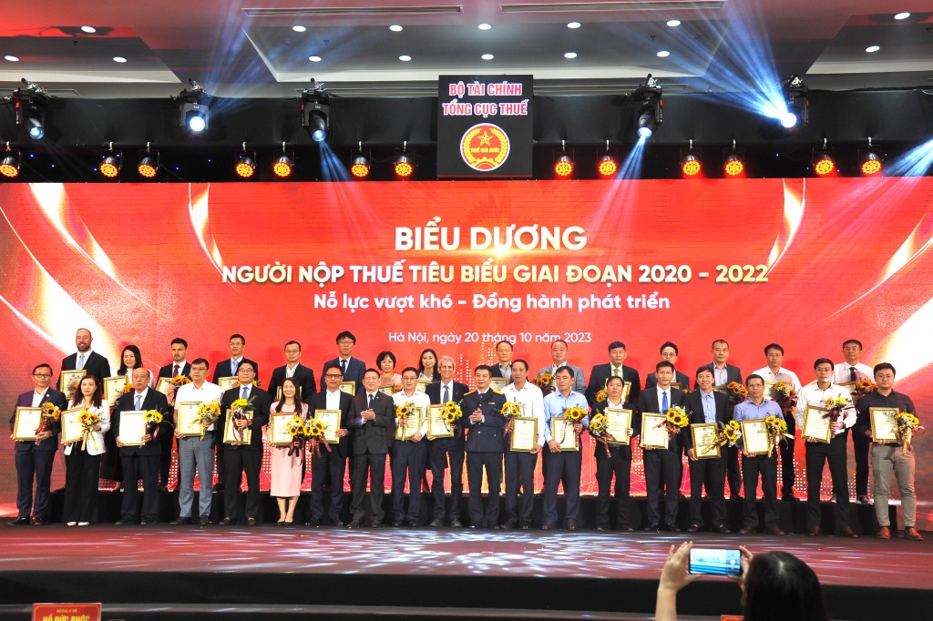 Biểu dương 138 doanh nghiệp nộp thuế tiêu biểu giai đoạn 2020-2022