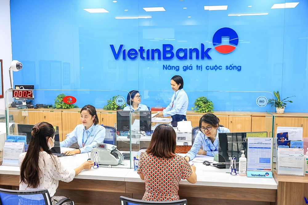 VietinBank đứng đầu trong số các ngân hàng.