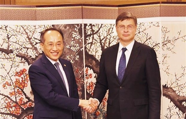Hàn Quốc và EU thảo luận chuỗi cung ứng, an ninh kinh tế