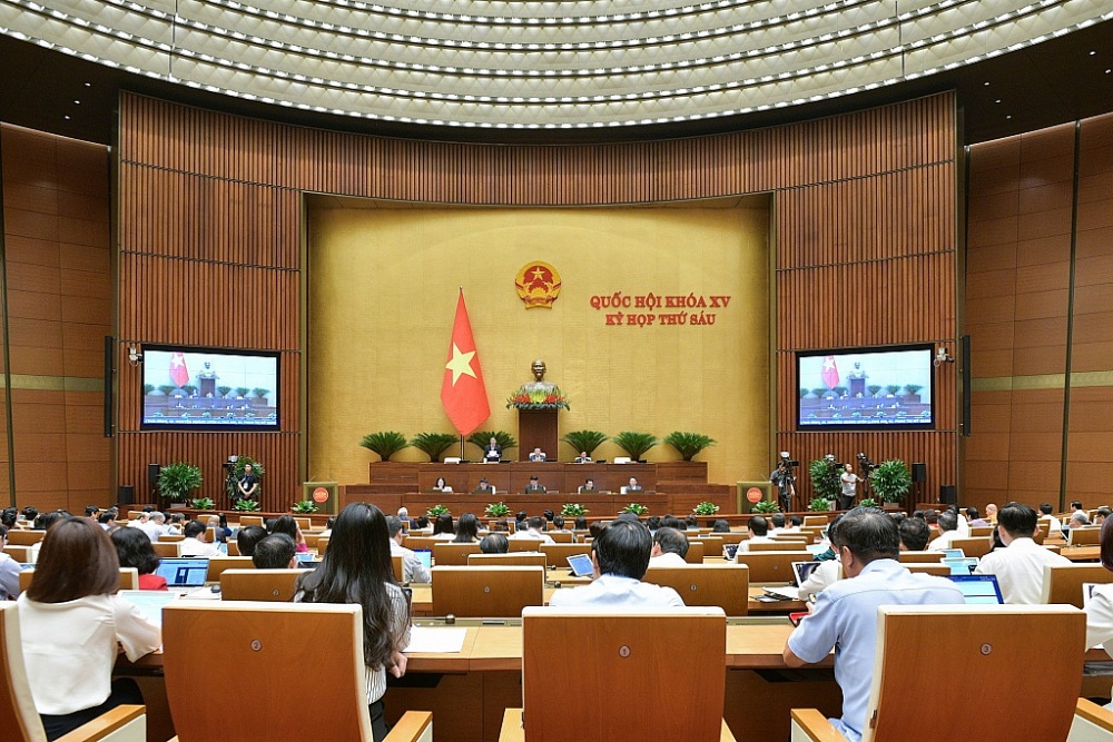 Phó Chủ tịch Quốc hội Nguyễn Đức Hải điều hành nội dung thảo luận. Ảnh: Quochoi.vn