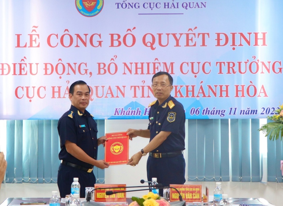 Điều động, bổ nhiệm ông Vũ Lê Quân giữ chức Cục trưởng Cục Hải quan Khánh Hòa