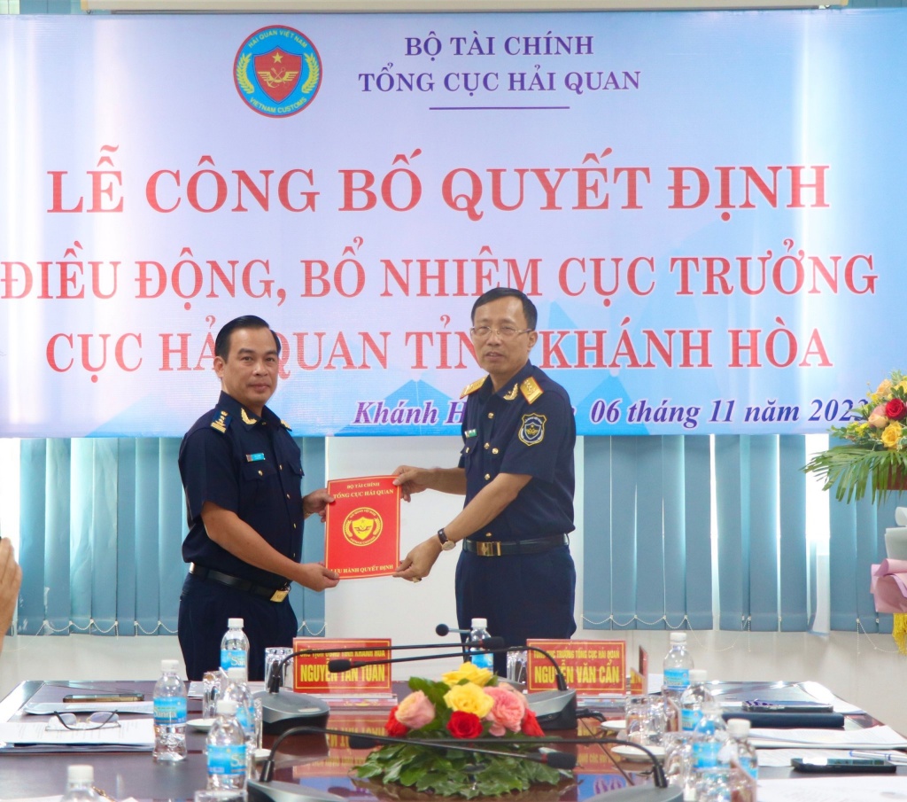 Điều động, bổ nhiệm ông Vũ Lê Quân giữ chức Cục trưởng Cục Hải quan Khánh Hòa