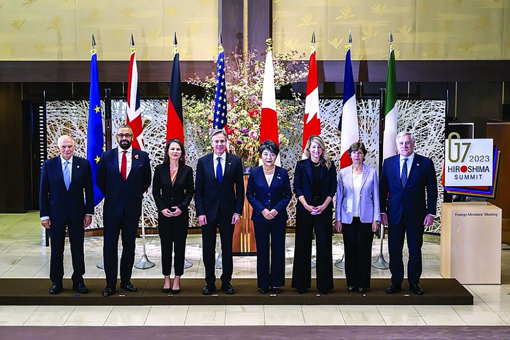 Hội nghị Ngoại trưởng G7 diễn ra trong hai ngày 7 và 8/11 tại Tokyo, Nhật Bản.