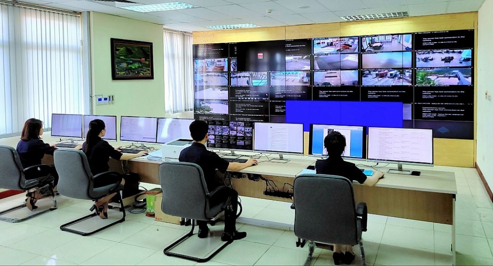 Hải quan Lạng Sơn thực hiện tăng cường giám sát, trực ban trực tuyến. Ảnh: H.Nụ