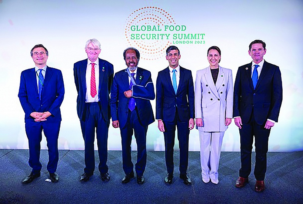 Các nhà lãnh đạo tham dự Hội nghị thượng đỉnh An ninh lương thực toàn cầu vừa diễn ra tại London, Anh 