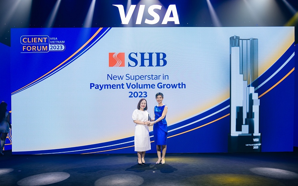 VISA vinh danh SHB là “Ngôi sao tăng trưởng thẻ năm 2023”