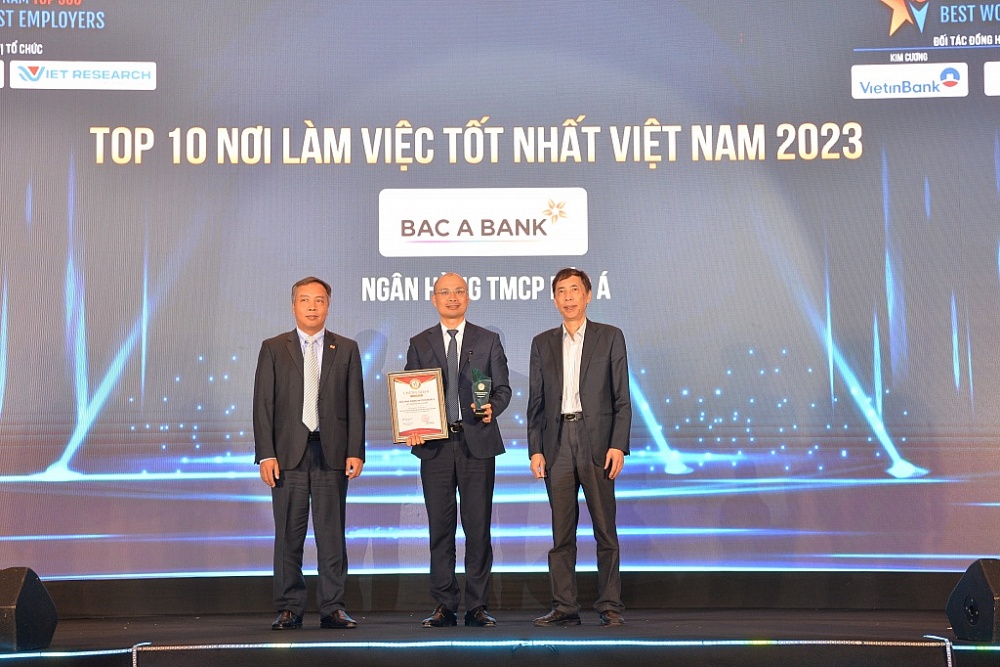 BAC A BANK được vinh danh là “Nhà tuyển dụng hàng đầu Việt Nam” năm 2023