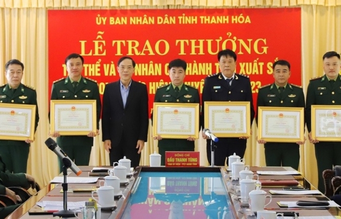 UBND tỉnh Thanh Hóa khen thưởng thành tích chuyên án ma túy TH823
