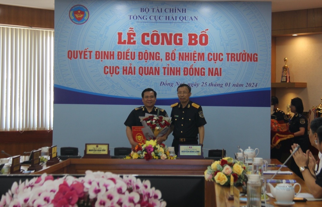 Bổ nhiệm ông Lê Văn Thung giữ chức Cục trưởng Cục Hải quan Đồng Nai