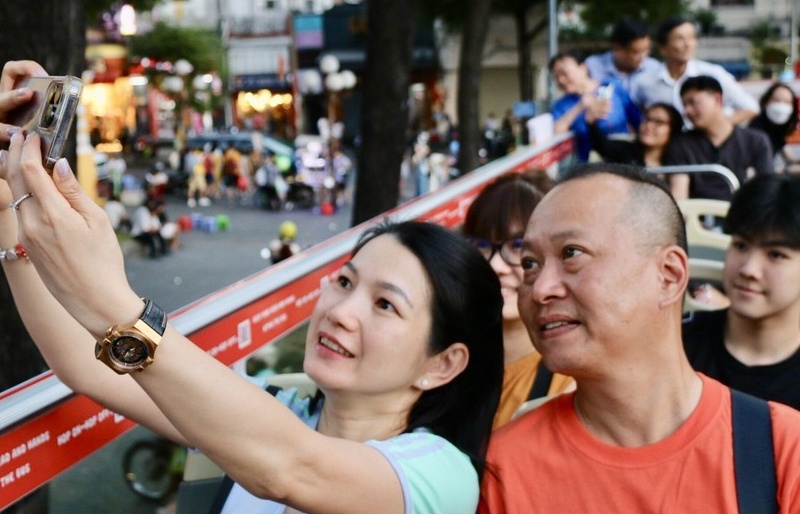 Thành phố Hồ Chí Minh đón lượt khách tăng mạnh dịp Tết