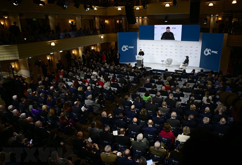 Hội nghị An ninh Munich (MSC) 2024 đã bế mạc vào ngày 18/2. (Nguồn: AFP/TTXVN)