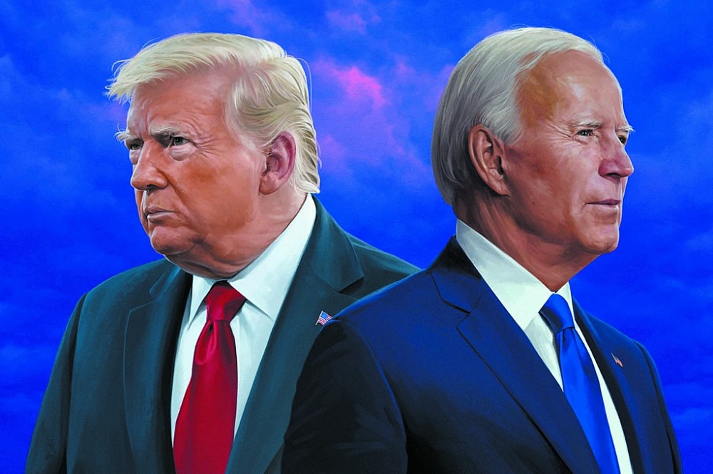 Hai ứng cử viên Donald Trump (trái) và Joe Biden chiếm ưu thế áp đảo trong ngày “Siêu Thứ Ba”