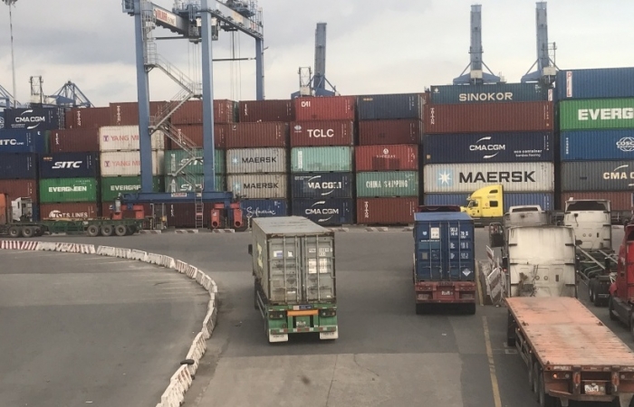Hàng hóa ra vào cảng Cát Lái bằng Hệ thống cổng tự động