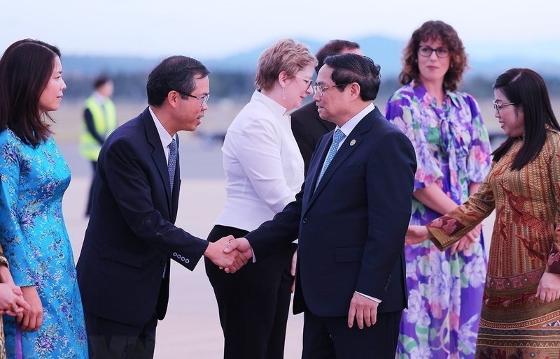 Thủ tướng Anthony Albanese chủ trì lễ đón Thủ tướng Phạm Minh Chính