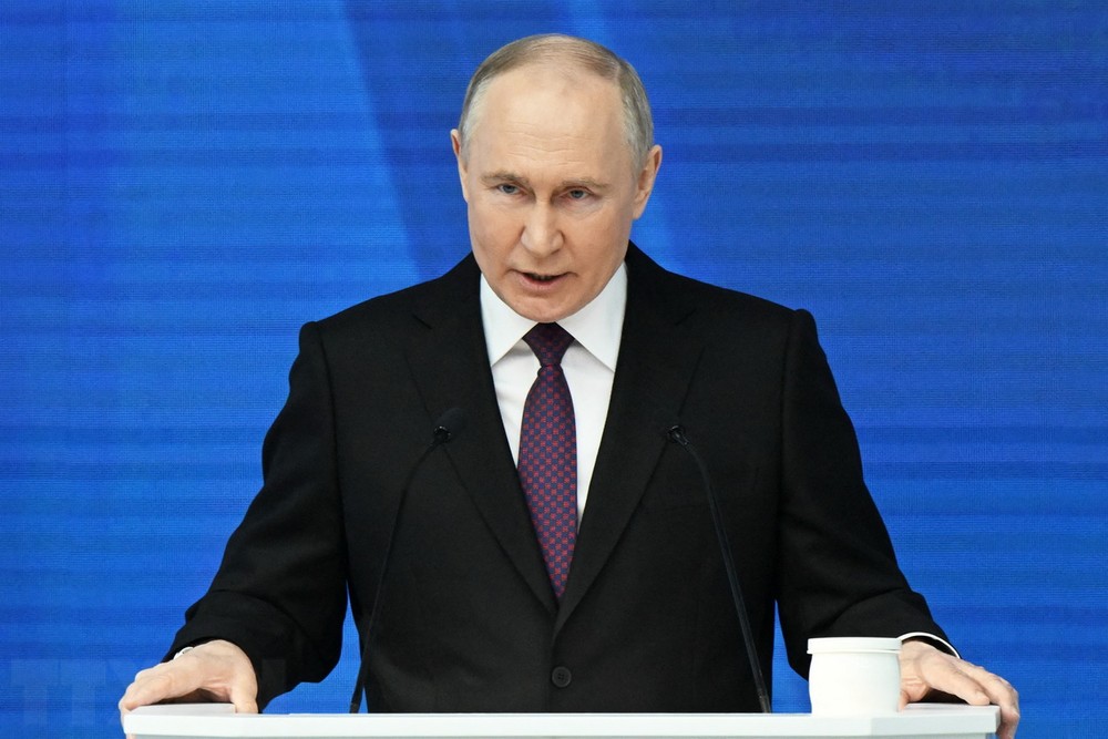 Ông Vladimir Putin được dự báo sẽ tiếp tục thắng cử trong cuộc bầu cử Tổng thống Nga. (Ảnh: AFP/TTXVN)