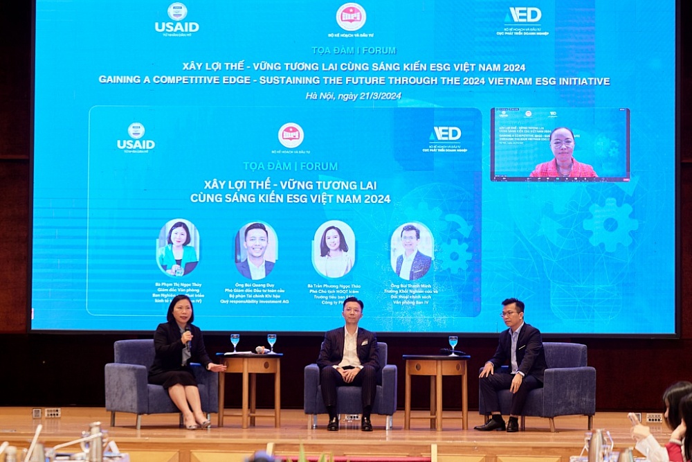 Xây lợi thế - Vững tương lai cùng Sáng kiến ESG Việt Nam 2024