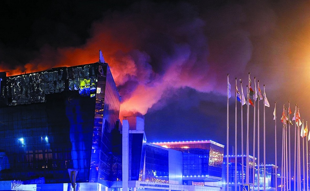 Vụ tấn công khủng bố nhằm vào nhà hát Crocus City Hall tối 22/3 tại Moskva (Nga) khiến hơn 130 người thiệt mạng