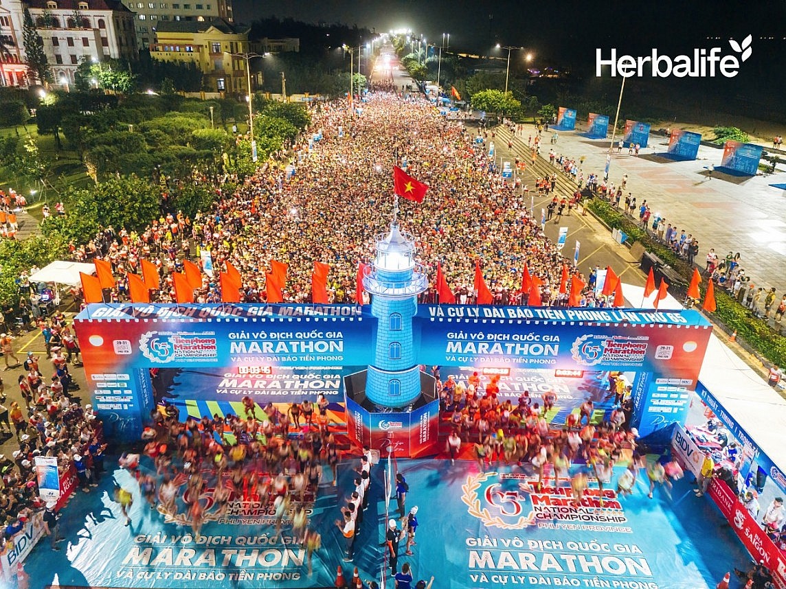 Herbalife Việt Nam đồng hành cùng Tiền Phong Marathon năm thứ tư liên tiếp