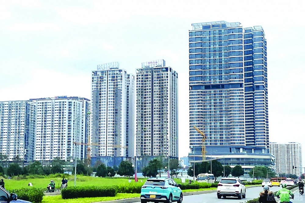 Giá chung cư tại Hà Nội tăng cao là một hiện tượng lạ trong bối cảnh hiện nay. 	Ảnh: DH